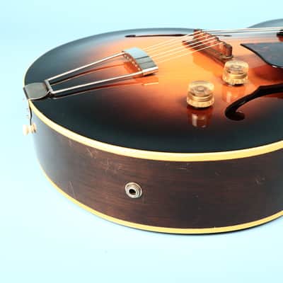 1950 Gibson ES-125 Archtop Electric Guitar, Case image 9