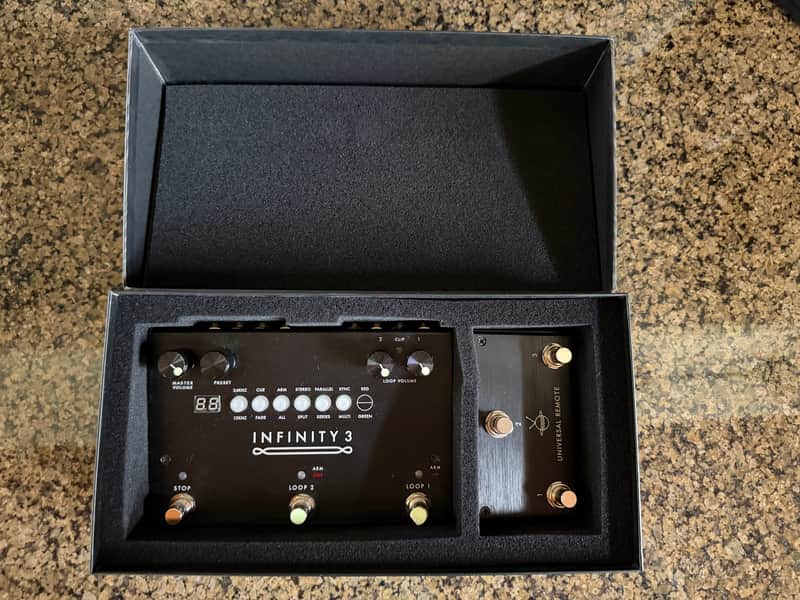 Pigtronix Infinity 3 Looper 2021 - Black (comes with Universal Remote) image 1