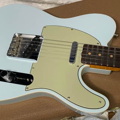 NEW! Fender Custom Shop Flamethrower Telecaster Custom - NOS - Modern Specs - Texas Special Pick-Ups - AAAA Flamed Neck - Sonic Blue - Authorized Dealer - 7.9lbs - G07231 image 1