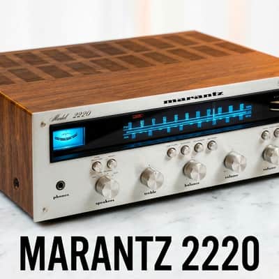 🎶✨ Marantz 2220 Vintage Stereo Receiver — Serviced, LED Dial Glow, Ultrasonically Cleaned, 3-Hour Bench Tested image 1