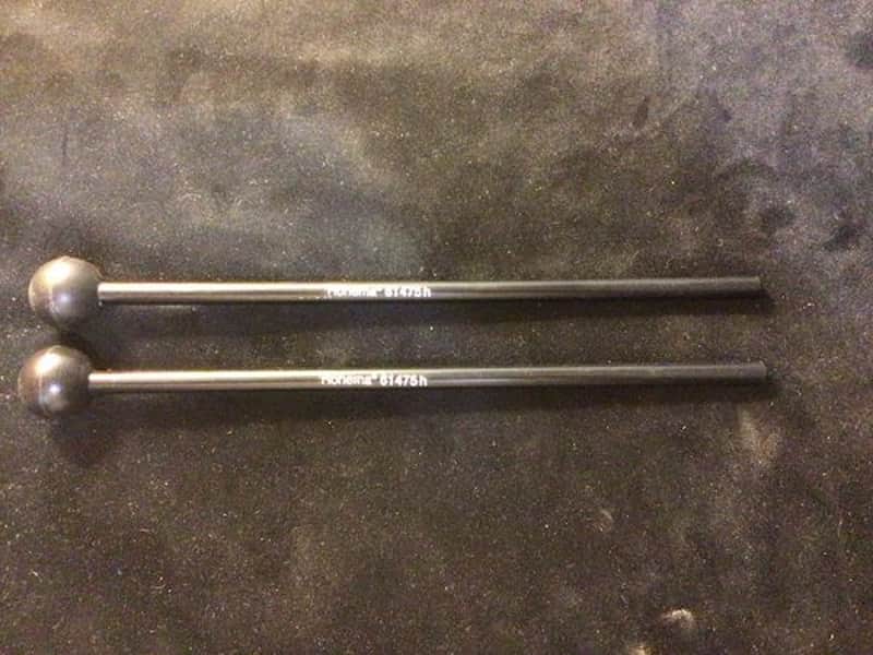 Rohema Percussion - Percussion Mallets - Hard Rubber Ball (Made in Germany) Pair image 1