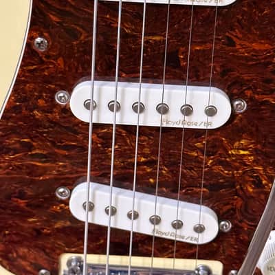 Hohner JT60 (Hollywood) 1992-1996  - Cream / Ivory Floyd Rose ER Pick Ups ( Very Rare) image 3