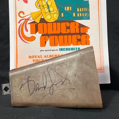 David Garibaldi's Tower of Power, LP 8" Rock Cowbell, SIGNED! image 6