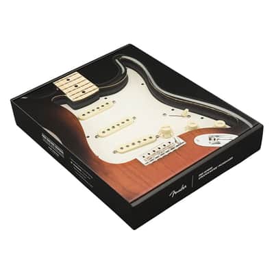 Fender Prewired Stratocaster Pickguard w/ Vintage Noiseless Pickups (Parchment White) image 3