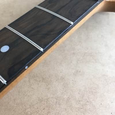 Lefty High End Warmoth Tele Neck Plekk’d USA MOP Inlays Loaded Ziricote Fretboard Roasted Maple Telecaster! image 7