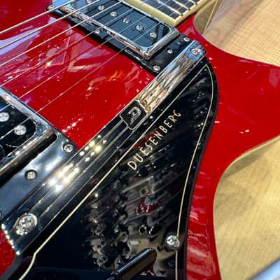 Duesenberg Starplayer TV 2024 Semi-Hollow Electric Guitar Red Sparkle image 9
