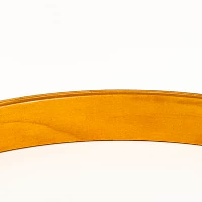 Ludwig LCEM2100XXRF 20" EVOLUTION MAPLE LACQUERED BASS DRUM HOOP - BLACK WITH NATURAL INNER FACE image 3