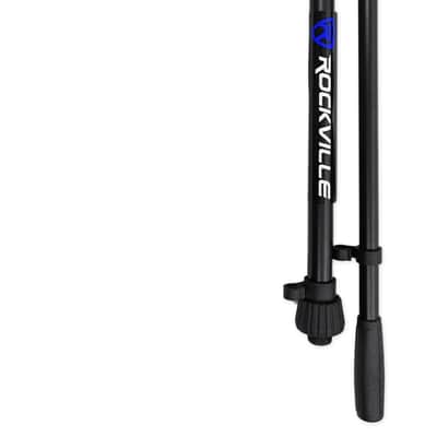Rockville Kick Drum Stand w/Steel Round Base For Electro-Voice PL33 Microphone image 9