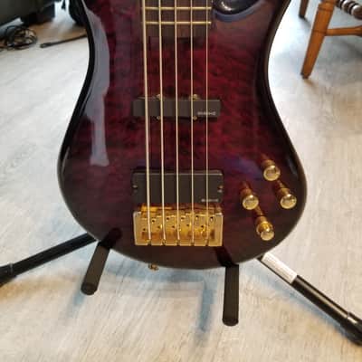 Spector Legend 5 Bass 2004-2005 Black Cherry image 15