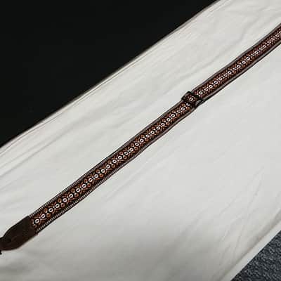 Levy's vintage style Hootenanny guitar strap NEW brown M8HTV-20 image 3