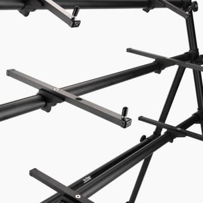 On-Stage KS7903 Foldable Three-Tier A-Frame Keyboard Stand+AKG Headphones image 10