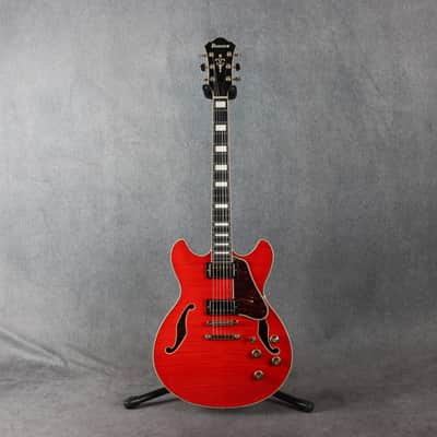 Ibanez AS93-FM - Trans Cherry Red - 2nd Hand image 2