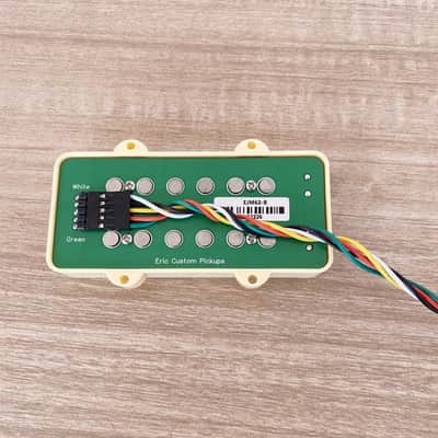Jazzmaster Humbucker Cancelling pickup Neck or Bridge Pickup,12pcs of Alnico 5 Rod - Neck / Ivory / 5 wires image 4
