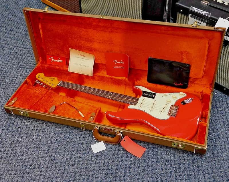 2026 Fender American Vintage II 1961 Stratocaster w/Case! Fiesta Red! VERY NICE!!! image 1