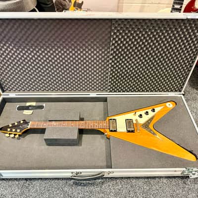 🔥2003 RARE🔥 Epiphone Korina Flying V ’58 Reissue~ Unsung Korea + Flight Case! image 2