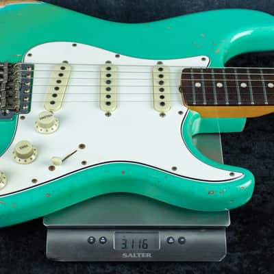 Fender Custom Shop John Cruz Masterbuilt 63 Relic Strat Sea Foam Green 2018 ~ Secondhand image 5
