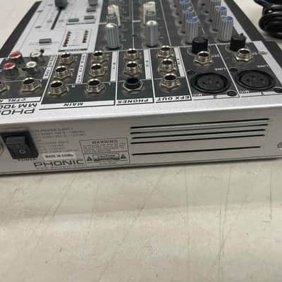 Phonic MM 1002a Mixer w/ power supply image 8