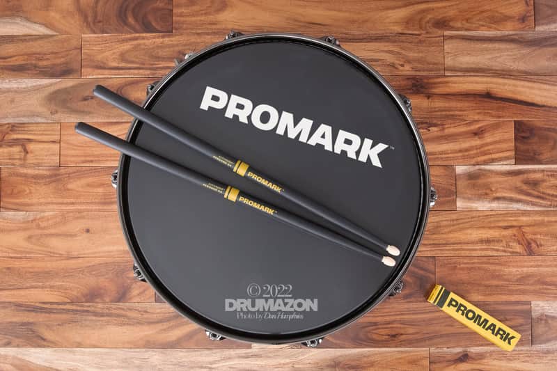 PROMARK REBOUND 5A ACTIVEGRIP HICKORY ACORN WOOD TIP DRUM STICKS image 1