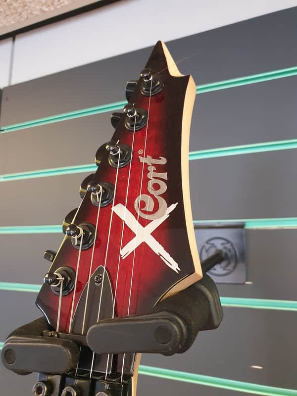 Cort X-11 2008 Black Cherry Sunburst Electric Guitar | Reverb