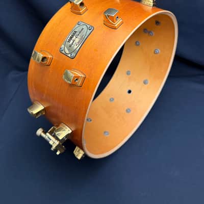 Yamaha Maple Custom MSD-0116 Snare Drum 14" x 6,5 1990's - Maple image 12