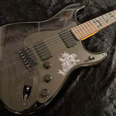 Fender Limited Edition Made in Japan Godzilla Stratocaster Godzilla Black image 1
