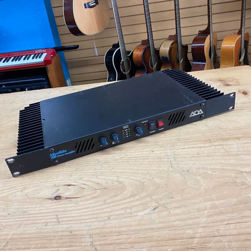 A/DA MicroTube 200 1-Space Rackmount Power Amplifier image 1