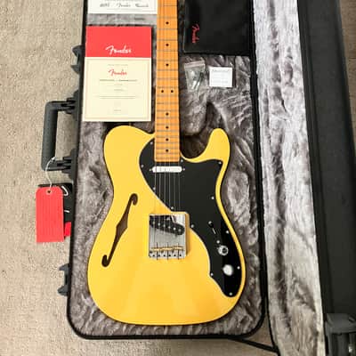 (Garland, TX) Fender Britt Daniel Telecaster Thinline 2023 - Amarillo Gold image 1