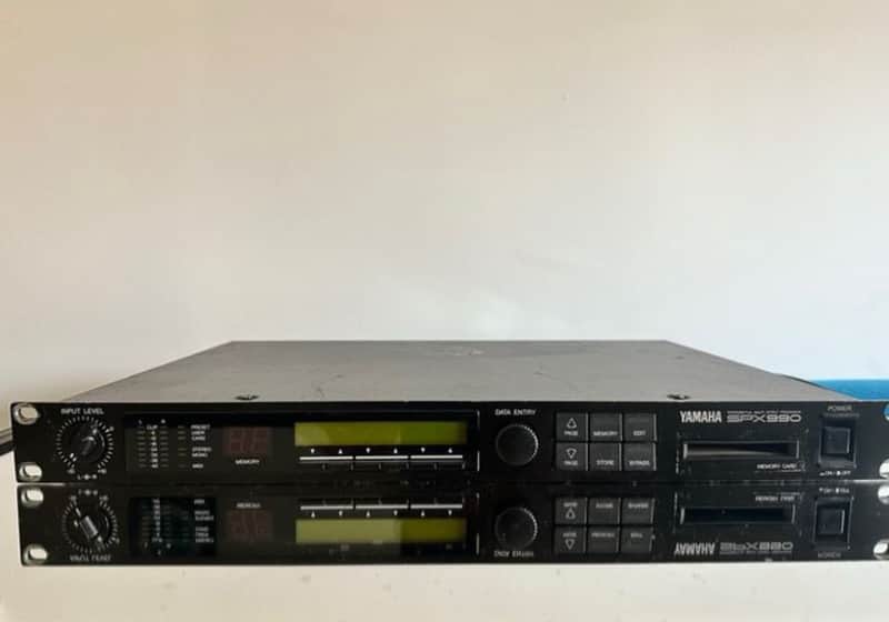 Yamaha SPX990 Digital Sound Processor 1993 - Black image 1