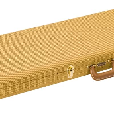 FENDER - G&G Deluxe Jazz Bass Hardshell Case  Tweed with Red Poodle Plush Interior - 0996173400 image 4