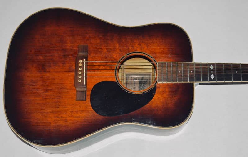 Alvarez Acoustic 5020 Sunburst Made in Japan Low Action 1980 image 1
