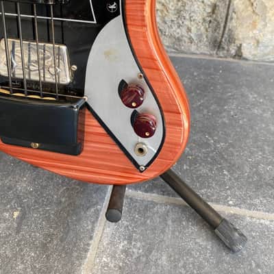 Rare Vintage 1964-65 Wandre Davoli Tigre 2 Bass – All-Original with Case image 4