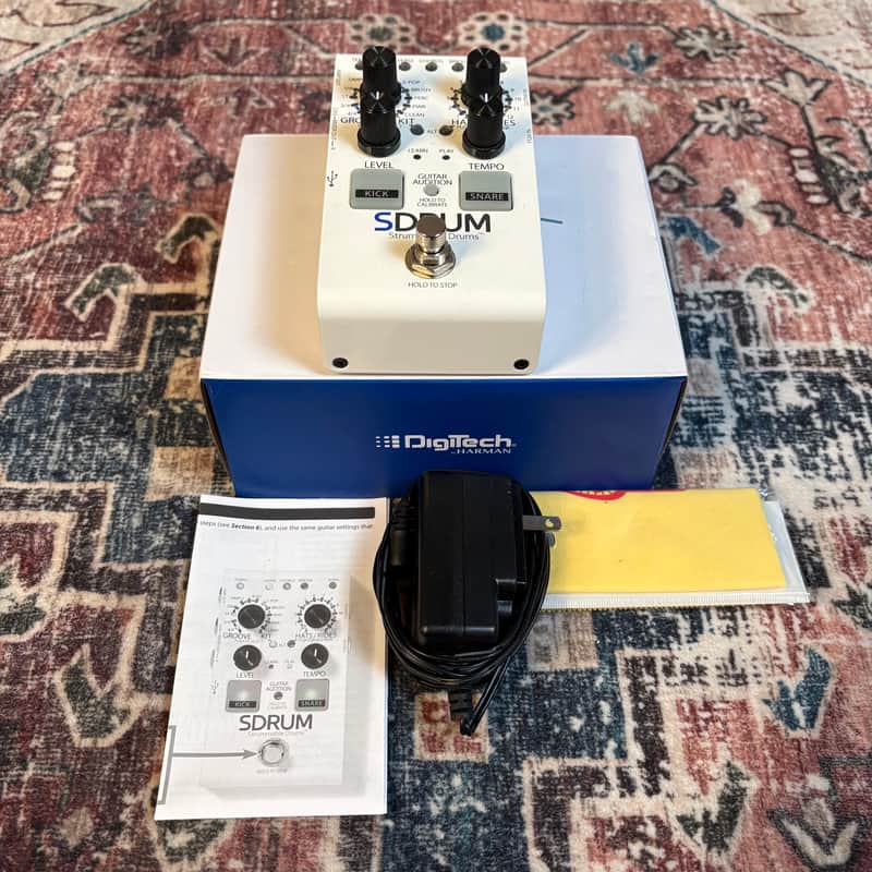 DigiTech SDrum Strummable Drum Guitar Effect Pedal W/ Box! image 1