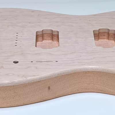 Shepard Custom Guitars Custom Telecaster Body Semi-hollow Backroute F Hole Optional 2023 - Unfinished image 5