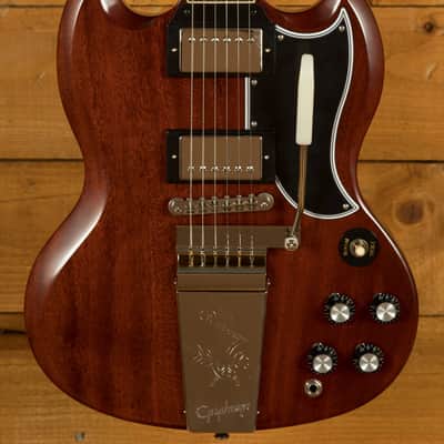 Epiphone Inspired By Gibson Custom 1964 SG Standard w/Maestro Vibrola Reissue | Cherry Red image 1