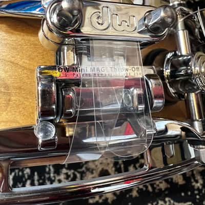 DW 3.14" x 14" Collector's Series Pure Cherry Pi Shell Snare Drum - Natural Satin Oil w/ Chrome Hardware image 3