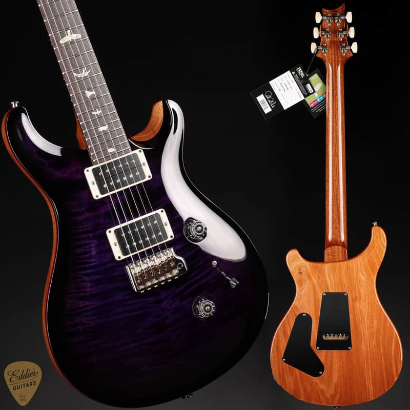 PRS Custom 24 - Dark Violet Smokewrap Burst/Natural Back image 1