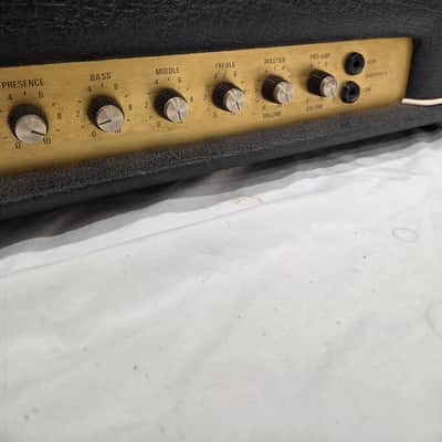 Marshall JMP 2203 Mk2 Master Model Lead 100-Watt Guitar Amp Head 1976 - Black (C013-A9) image 3