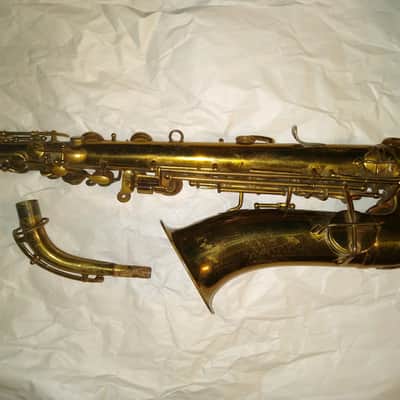 Buescher Carl Fischer National Deluxe Alto Saxophone, needs simple repairs, sax body only image 2