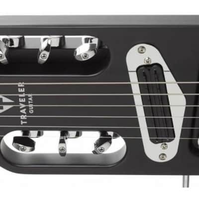 Traveler Guitar Ultra-Light Matte Black Travel Left Handed, Electric Guitar & Case image 4