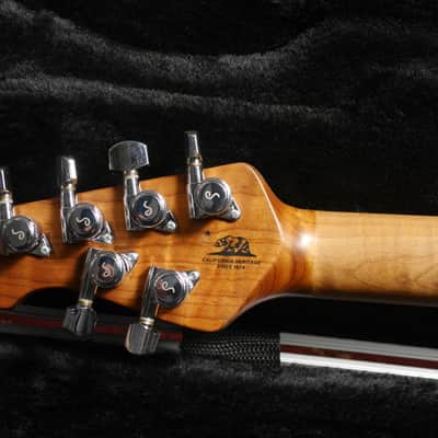 MusicMan Valentine HH Trem MN Toluca Lake Blue/Parchment image 14