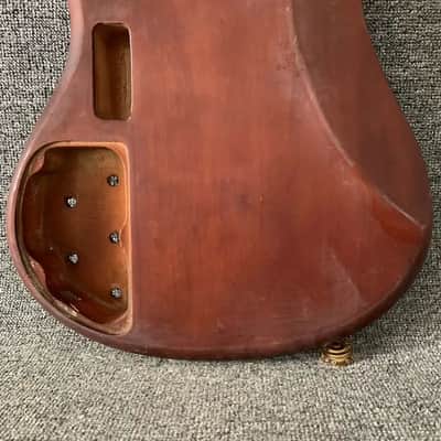 Unfinished Mahogany Jazz Bass Style Body for 4 or 5 String Build image 5
