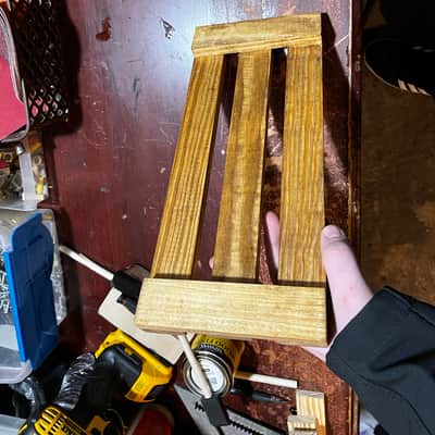 small wood pedalboard image 1