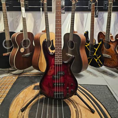 Ibanez GSR200SM-CNB - Charcoal brown burst image 2