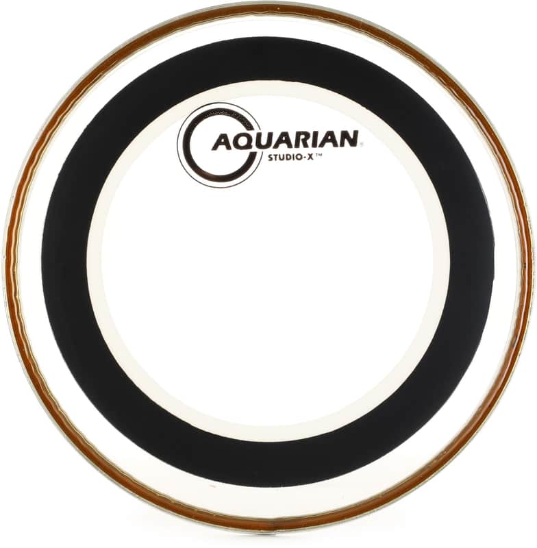 Aquarian Studio-X Series Clear Drumhead - 8 inch (5-pack) Bundle image 1