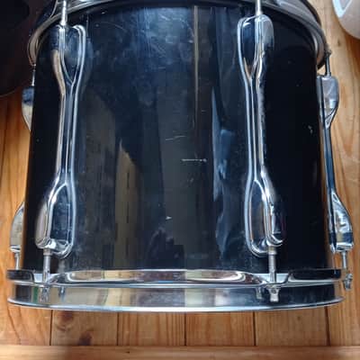 Tama Rockstar Custom 12x10" Tom Black Gloss Mahogany/Basswood shell 2004- - Black Gloss image 4