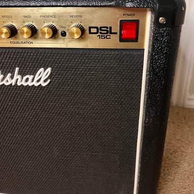 Marshall DSL15C 2-Channel 15-Watt 1x12" Guitar Combo 2012 - 2017 - Black image 3