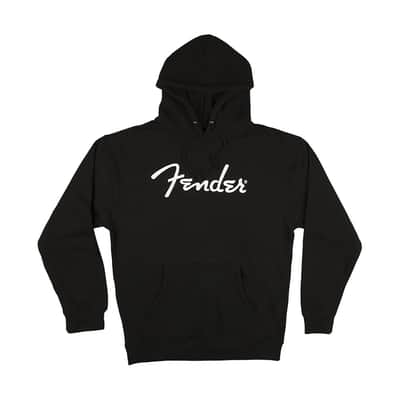 Fender Spaghetti Logo Pullover Hoodie (Medium, Black) image 1