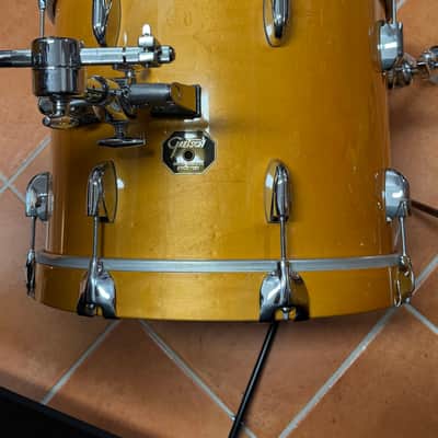 Gretsch USA Custom BOP drumkit 18"-12"-14" 2012 - 2016 - Satin Sun Amber image 7