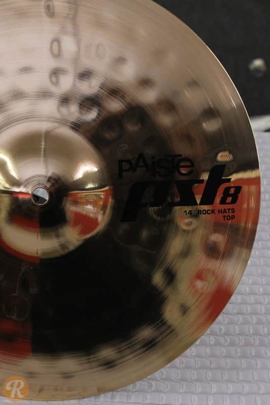 Paiste 14" PST 8 Reflector Rock Hi-Hat Cymbal (Top) image 1