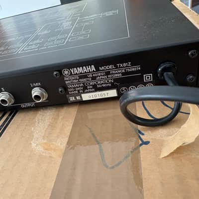 Yamaha TX81Z Rackmount FM Tone Generator 1987 - 1988 - Black image 8